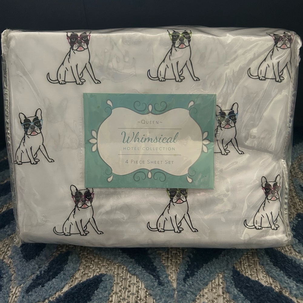 NWT 4 piece queen size sheet set.